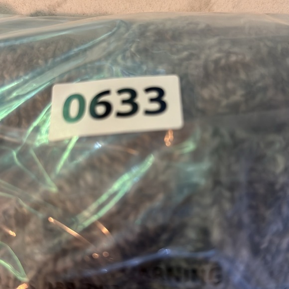 THEORY shawl color cardigan sweater, gray marled color, size small.  Wool blend - Picture 9 of 11